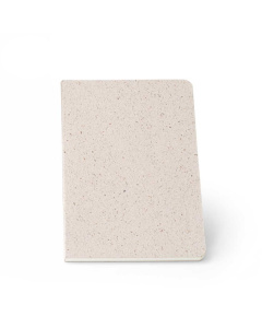 Block notes copertina semi rigida in fibra naturale e cotone | A5