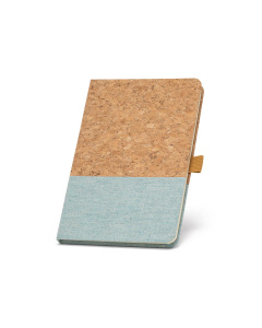 Block notes a5 in sughero e lino personalizzabile