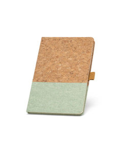Block notes a5 in sughero e lino personalizzabile
