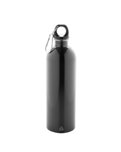 Borraccia 750 ml in acciaio riciclato con moschettone in alluminio