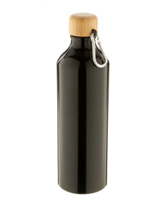 Borraccia 800 ml in alluminio con tappo in bambù