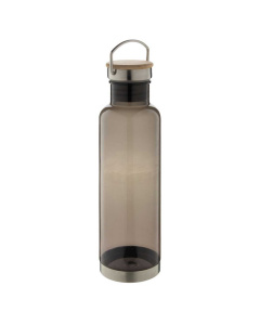 Borraccia 800 ml in Tritan senza BPA con base in acciaio e tappo in bambù