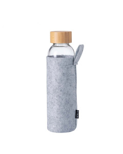 Borraccia in vetro con rivestimento in feltro RPET | 500 ml 