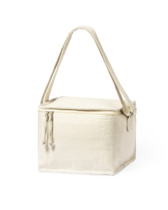 Borsa frigo in cotone con logo