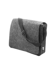Borsa porta computer in feltro RPET con tracolla regolabile