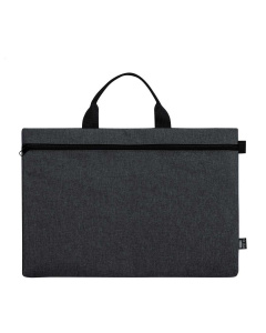Borsa portadocumenti in poliestere RPET con zip