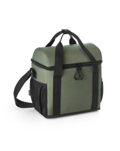 Borsa termica colorata e  imbottita in poliestere riciclato