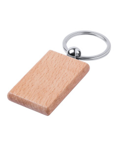 Portachiavi rettangolare in legno personalizzabile