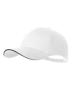 Cappellino 6 pannelli in cotone spazzolato con fibbia