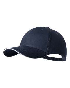 Cappellino 6 pannelli in cotone spazzolato con fibbia