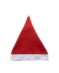Cappello da Babbo Natale in feltro RPET con pompon