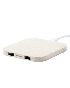 Caricabatterie wireless ecologico di paglia di grano | 10W