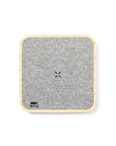 Caricatore wireless ricarica veloce RPET e bamboo