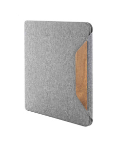 Cartella portadocumenti in RPET con dettagli in legno A4