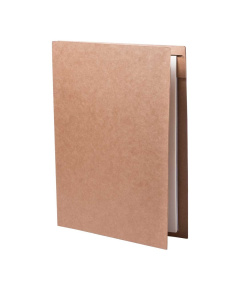 Cartellina pubblicitaria in cartone con block notes