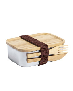 Porta pranzo con posate personalizzabili