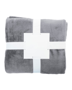Coperta in pile flanella RPET 260 gr con nastro