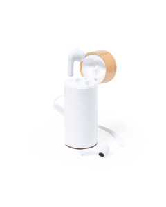 Cuffie auricolari con power bank integrata personalizzate