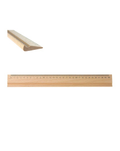 Righello in legno