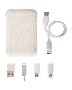 Set di cavetti per ricarica in materiale sostenibile
