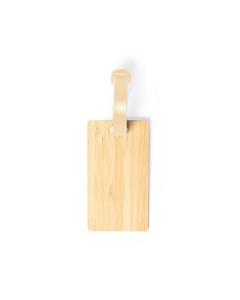 Etichetta bagagli in bamboo