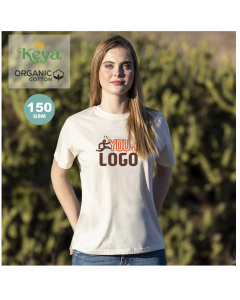 T-Shirt Donna cotone organico con logo