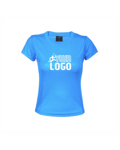 Maglietta tecnica sportiva donna con logo
