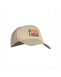 Cappellino 7 pannelli in cotone con chiusura velcro