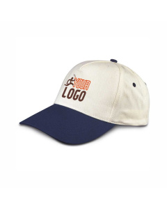 Cappellino golf 5 pannelli in cotone 100%