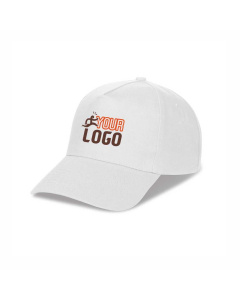 Cappellino golf 5 pannelli in poliestere resistente