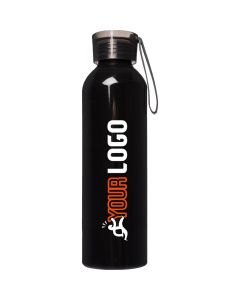 Borraccia 650 ml in alluminio plastica e silicone