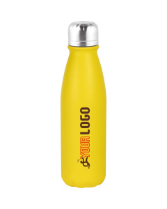 Borraccia colorata in alluminio con tappo acciaio 500 ml