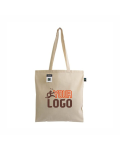 Shopper fairtrade in cotone con soffietto 8 cm | 140gr