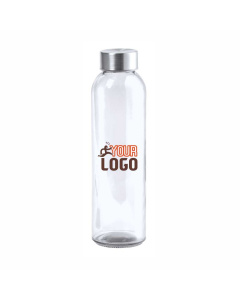 Borraccia in vetro con tappo in acciaio | 500 ml