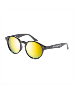 Occhiali da sole in RPET con lenti metallizzate e protezione UV 400