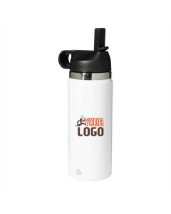 Borraccia termica acciaio riciclato con cannuccia 500 ml