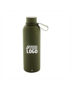 Borraccia termica 500 ml acciaio riciclato gommata