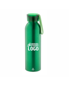 Borraccia in alluminio riciclato con laccetto | 600 ml