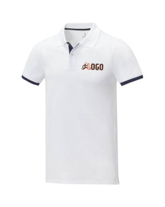 Polo personalizzate uomo bicolore manica corta