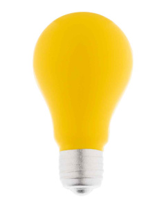 Antistress in schiuma PU a forma di lampadina