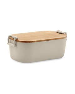 Lunch box con chiusura a scatto e coperchio in bambù 700 ml