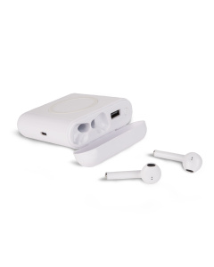 Auricolari modello AirPods con case wireless