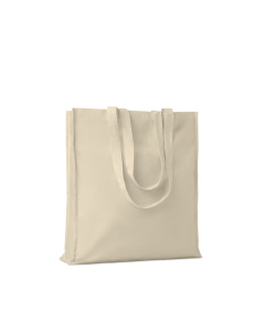 Shopper in cotone organico manici lunghi | 38 x 9 x 42 cm | 140 g