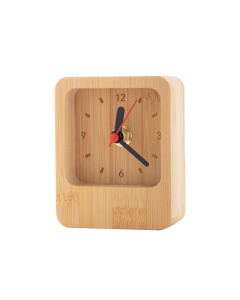 Orologio da tavolo in bambù con batteria