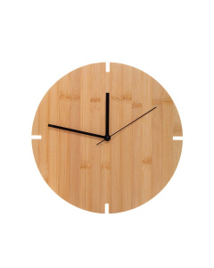 Orologio rotondo da parete in bambù stile scandinavo