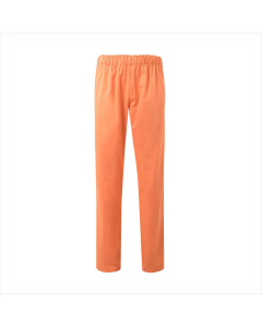 Pantaloni in twill colorati con vita elasticizzata