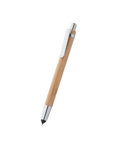 Penna in bambù con gommino per touch screen