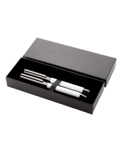 Penna a sfera e roller inchiostro blu in confezione regalo