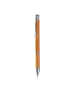 Penna a sfera personalizzabile in plastica ecologica con parti metalliche