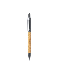 Penna elegante con fusto in sughero e alluminio